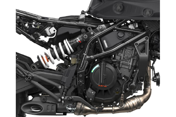 It is powered by the same 399cc engine that produces 46hp and 39Nm It is powered by the same 399cc engine that produces 46hp and 39Nm